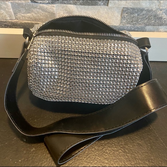 COPY - COPY - Studded Rhinestone Shoulder Bag - Picture 1 of 4
